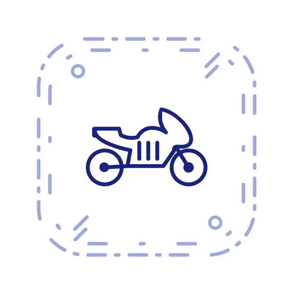 Διανυσματική Απεικόνιση Απλή Εικόνα Του Ποδηλάτου — Διανυσματικό Αρχείο