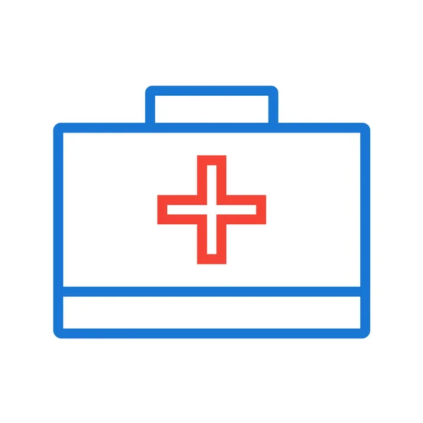 Bolso Médico Icono Vector Ilustración — Vector de stock