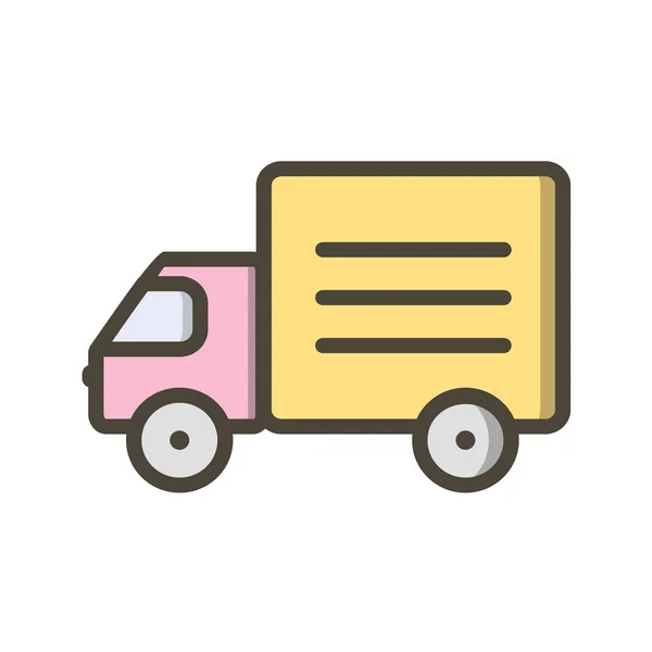 Delivery Truck Icon Vector Illustration — Stock Vector