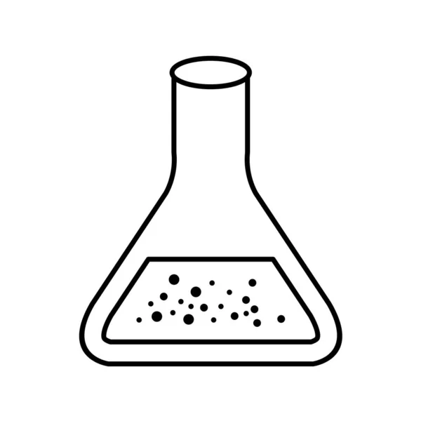 Ikona Kolby Laboratoryjnej Ilustracja Wektora — Wektor stockowy