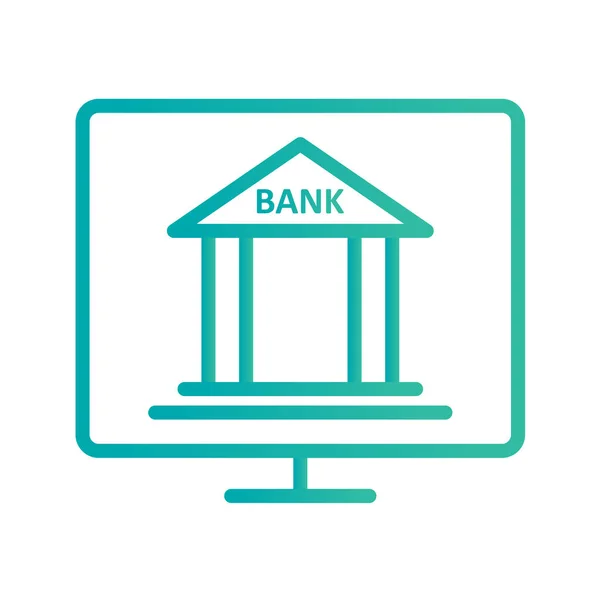 Företag Bank Vektor Illustration — Stock vektor