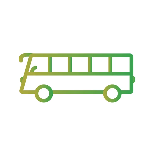Busschild Symbol Vektorillustration — Stockvektor