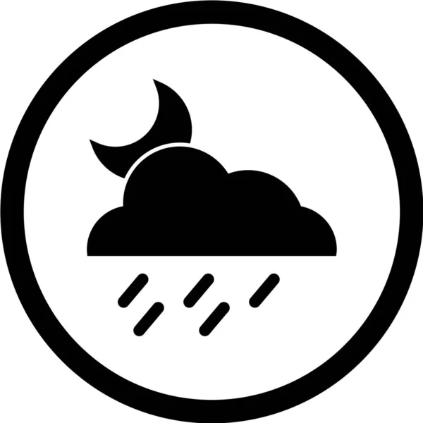 Wettersymbol Vektorabbildung Flacher Designstil — Stockvektor