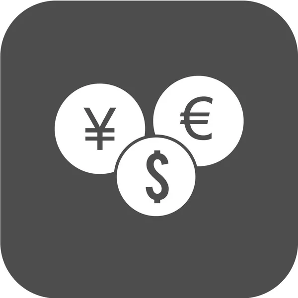 Symbole Dollar Icône Vecteur — Image vectorielle