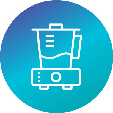 vektör illüstrasyonu, karıştırıcının basit simgesi 