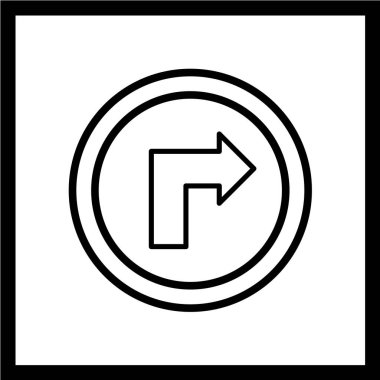 ok vektör illüstrasyonu, basit simge