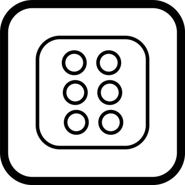 Zar Altı Simgesi Stili İzole Arkaplan