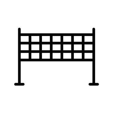 Beyaz arkaplanda spor konsepti vektör illüstrasyonu 