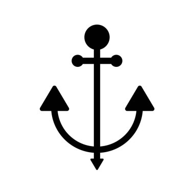 çapa simgesi vektör illüstrasyonu