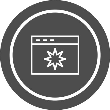 Ağ simgesi. vektör illüstrasyonu