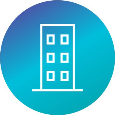 Emlak simgesi vektör illüstrasyonu