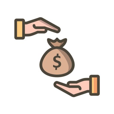 İş, Bankacılık, vektör çizimi 