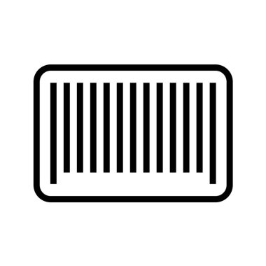 barkod simgesi vektör illüstrasyonu