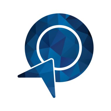 seo modern simgesinin vektör illüstrasyonu