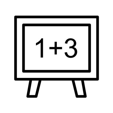 okul satırı vektör simgesi