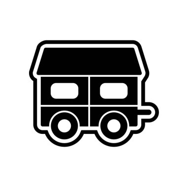 Mobil Ev Simgesi Moda Biçimli İzole Arkaplan