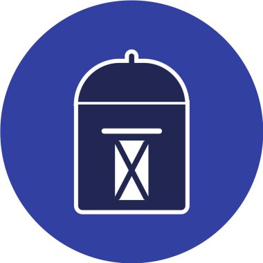 Modern b 'nin vektör illüstrasyonu simge tabancasından yoksun