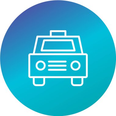 Arabanın vektör çizimi, otomobil aracı