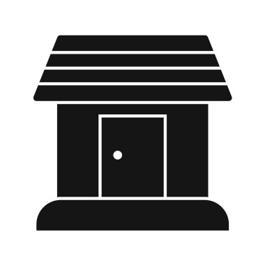 Emlak simgesi vektör illüstrasyonu 