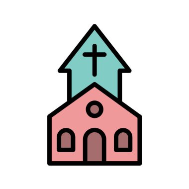 Emlak simgesi vektör illüstrasyonu 