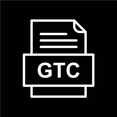 dosya biçimi simgesi, vektör illüstrasyonu