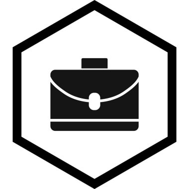 Moda Biçiminde Portföy Simgesi İzole Arkaplan