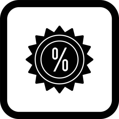 Moda Biçiminde İndirim Simgesi İzole Arkaplan