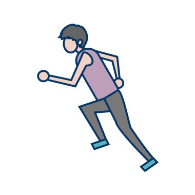 Arka planda spor simgesi izole edildi