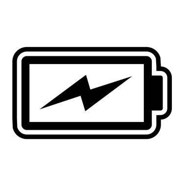 Pil Simgesi Yükleme Moda Biçimi İzole Arkaplan