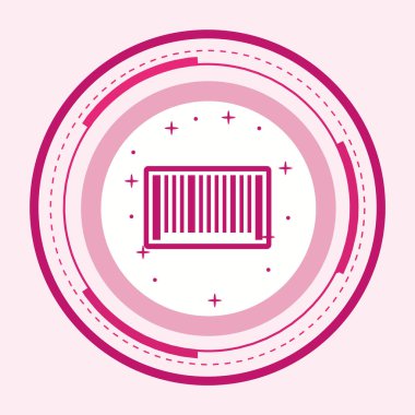  Moda Biçiminde Barkod Simgesi İzole Arkaplan