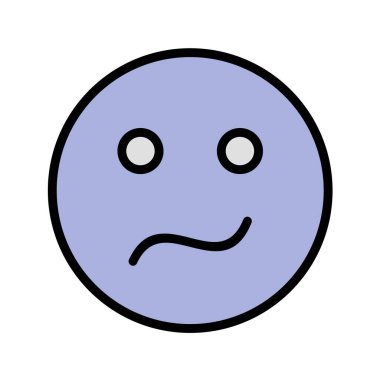 Moda Biçimli Emoji Simgesi İzole Arkaplan 