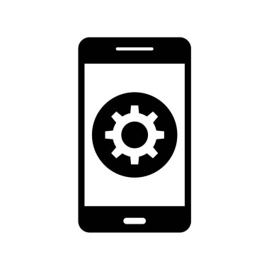 Mobil Uygulamalar konsept vektör çizimi beyaz arkaplan üzerinde 