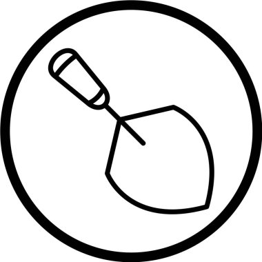 Bahçe aracı web simgesi vektör illüstrasyonu 