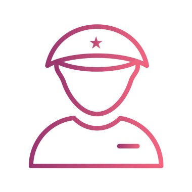 polis simgesi vektör illüstrasyonu