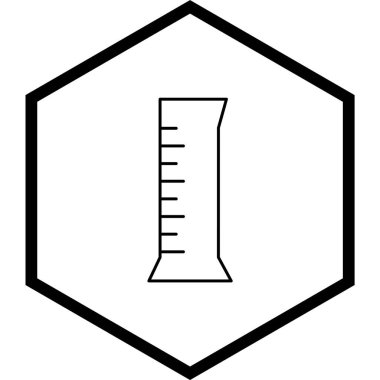 Moda Biçimli Silindir Simgesi İzole Arkaplan      