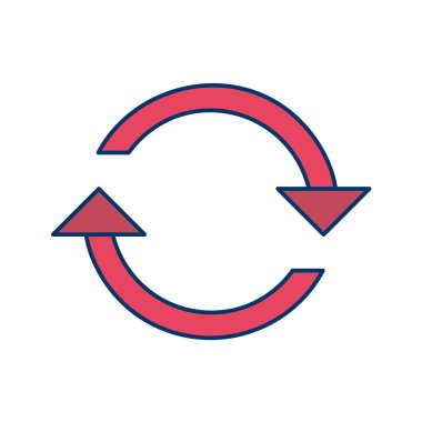 Multimedya düz simgesi beyaz arkaplanda izole edildi