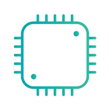 Multimedya düz simgesi beyaz arkaplanda izole edildi