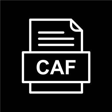 dosya biçimi simgesi, vektör illüstrasyonu