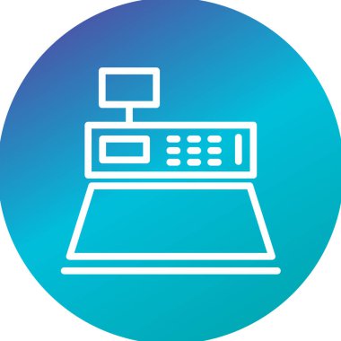 Modern dizüstü bilgisayar simgesinin vektör illüstrasyonu