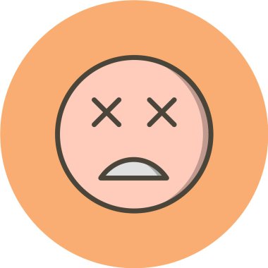 Emoji Simgesi Moda Biçiminde, vektör