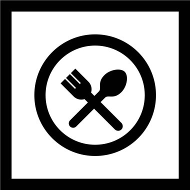 Yol simgesi, vektör illüstrasyonu