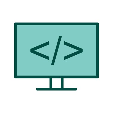 Simge Eğilimi Tarzı İzole Arkaplan Programlanıyor