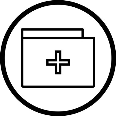 tıbbi simge vektör illüstrasyonu