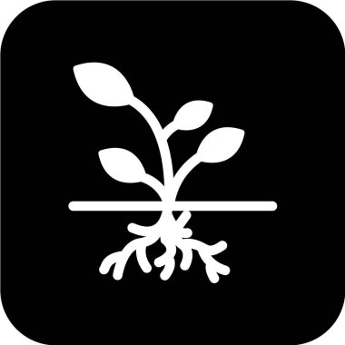 bitki ağ ikonu vektör illüstrasyonu 