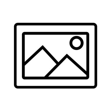 resim vektör illüstrasyonu, basit simge