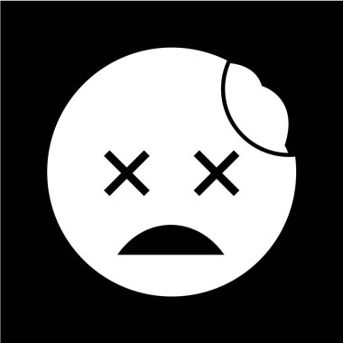 Gülümseme simgesi, vektör illüstrasyonu