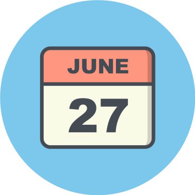 Takvim simgesi tasarımı, vektör illüstrasyonu