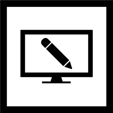 Modern eğitim ikonunun vektör illüstrasyonu