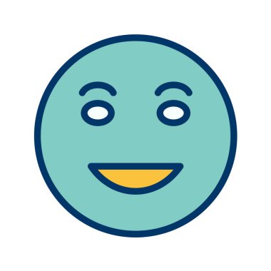 Moda Biçimli Emoji Simgesi İzole Arkaplan 