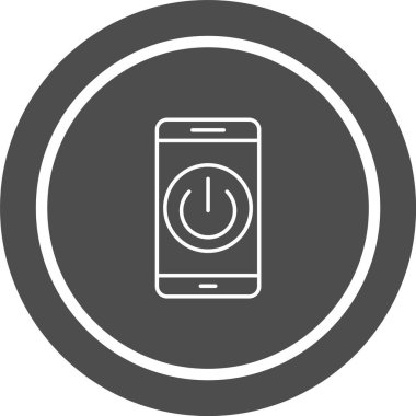 Mobil Uygulama Simgesinde Moda Tarzı İzole Arkaplan Gücü